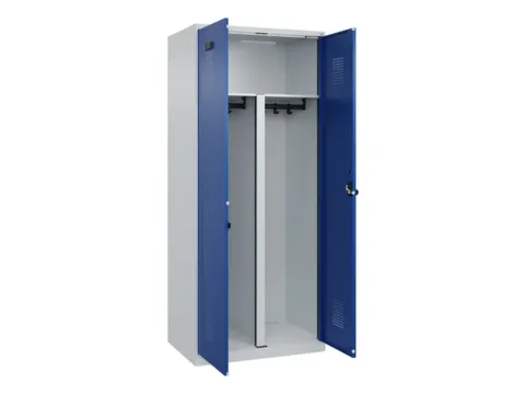 PBM-locker,HxBxD 1850x800x500mm,2vak,vak B 400mm,draaigrendel