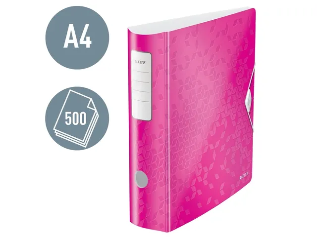 Ordner Leitz 1106 WOW 180° Active A4 80mm roze