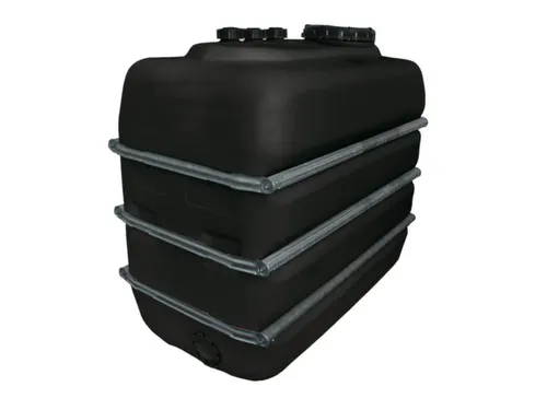 Opslagtank Ruimtebesparend Pe Hxlxb 1650X1870X1000Mm 2500 Liter Zwart