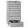 ladekast HxBxD 1000x500x600mm 8laden slot RAL7035 front RAL6011