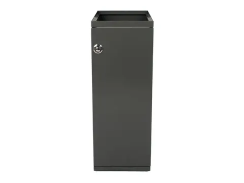 Modulaire Afvalbak met Deur en Zakhouder 55 Liter Grijs