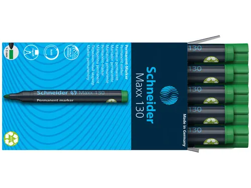 Marker Schneider Maxx 130 permanent ronde punt groen