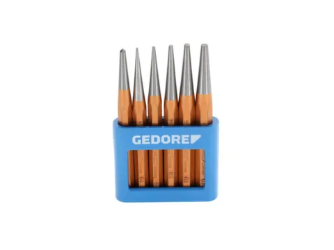 GEDORE 113 Drevelpons set 6stuks in PVC houder