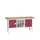 werkbank,HxBxD 830-930x1750x600mm,multiplexblad,uitrusting: 3laden