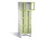 Lockerkast 1850x610x500mm 2x4 vakken Cilinderslot Poten, RDS1108060