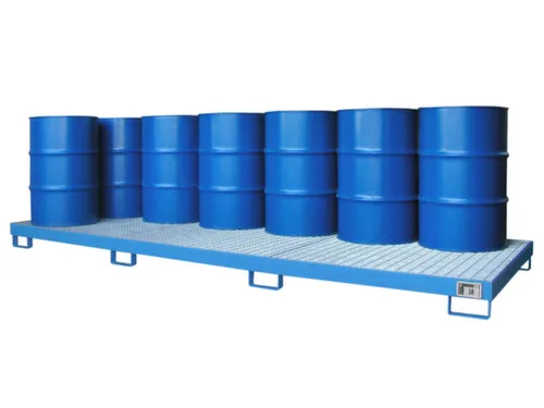 opvangbak,v. 12x200l vat,opvangvol. 335l,HxBxD 200x1300x3880mm