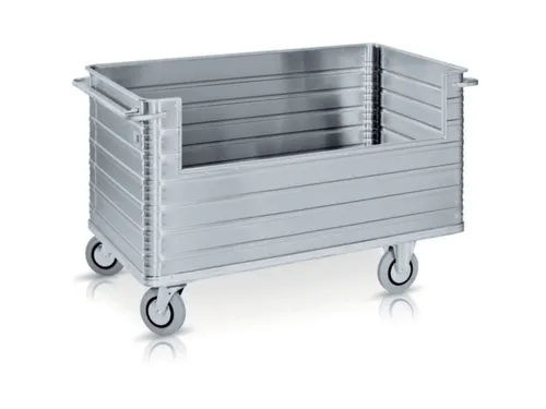 aluminium bakwagen,laadvl. LxB 1500x900mm,945l,HxLxB 980x1650x950mm