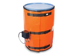 Verwarmingsmantel,V. 200L Vat,Buiten Glasvezel/Silicone,Oranje