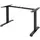 Verstelbaar Bureau Frame Zwart 160Cm