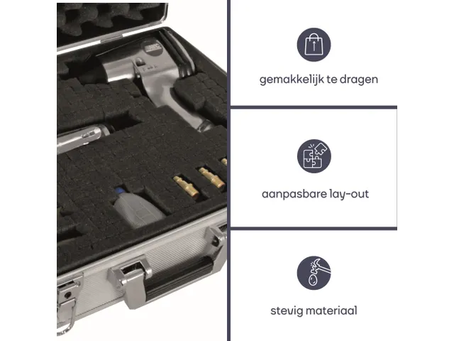 Valise À Outils En Aluminium - 455x330x152mm - 22,8 L