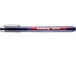 Fineliner edding 1800 zwart 0.25mm