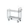 etagewagen,draagverm. 200kg,2etage(s),laadvl. LxB 1000x425mm,houtetage