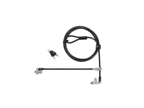 Slim N17 2.0 Keyed Dual Head Laptop Lock for Wedge-Shaped Slots