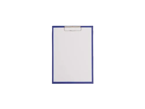 Klembord MAUL PVC folie Blauw A4 staand