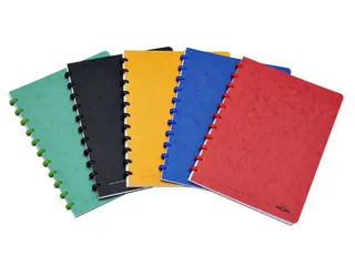 Schrift Atoma A4 lijn 144blz 90gr karton assorti - 1