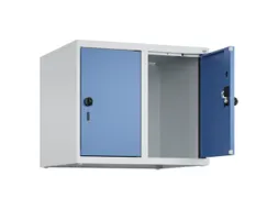 opzetkast,v. locker,2vak.,vak B 300mm,HxBxD 500x600x500mm,draaigrendel