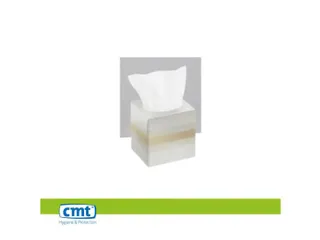 CMT Facial Tissue Cube cellulose 3-laags wit 30x60 Stuks - 1