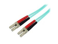 10 Gb Aqua multimode 50/125 duplex LSZH glasvezelpatchkabel 3 Meter
