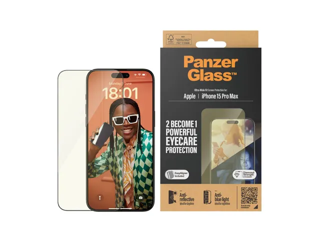 Panzerglass Oogzorg-Schermbescherming Iphone 15 Pro Max