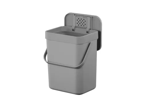 Puro II Food Waste Caddy Afvalbak 5 Liter Grijs