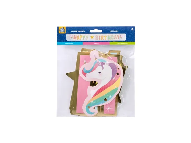 Letterslinger Happy Birthday Unicorn 2,5 meter