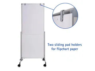 Verrijdbaar Whitebord 75x180cm MAULpro Easy2move - 8