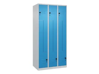 Z-garderobekast,HxBxD 1850x900x500mm,vak B 150/300mm,draaigrendel - 1