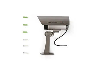 Dummy beveiligingscamera op Batterij Nedis Bullet IP44 buiten Grijs - 7