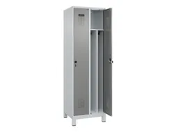 locker voor scheiding van kleding,HxBxD 1950x600x500mm,2vak
