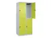 dubbeldekse locker,HxBxD 1850x800x500mm,2x2vak.,vak B 400mm
