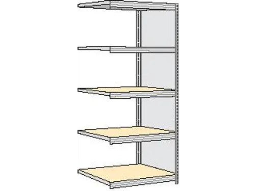 magazijnstelling,aanbouwveld,HxBxD 2000x875x626mm,vakl. 250kg