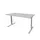 Bureau Linesto Plus Hoogte instelbaar 180x90cm blad Grijs, Alu T-poot