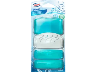 Toiletblok Air plus ocean 55ml met houder 3 stuks - 3