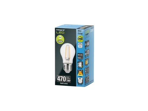 Ledlamp Integral E27 2700K warm wit 3.4W 470lumen