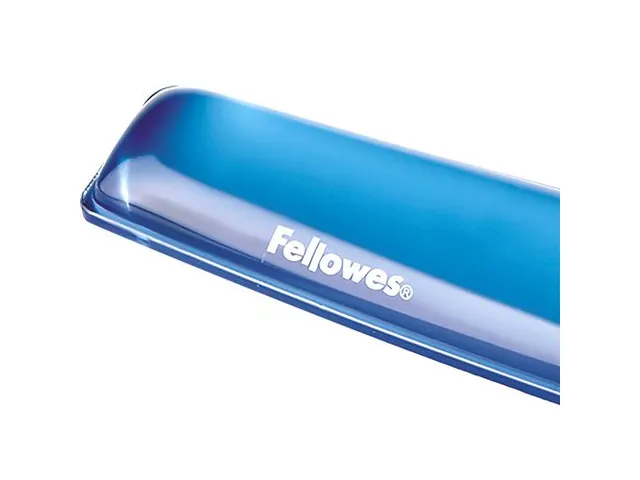 Polssteun toetsenbord Fellowes Crystals gel transparant blauw