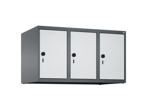 opzetkast,v. locker,3vak.,vak B 300mm,HxBxD 500x900x500mm,vleugeldeur
