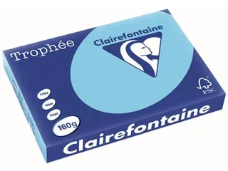 Trophée Pastel Gekleurd papier A3 160 Gram 250 vel Helblauw - 2