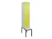 locker voor scheiding van kleding,HxBxD 2120x400x815mm,1vak