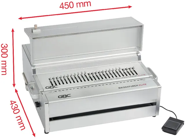 elektrische inbindmachine Magnapunch Elite tot 30 vel A4/A5