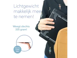 Tablet en laptopstandaard in 1 R-Go Riser Duo voor 10-22 inch Zwart - 11