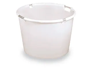 Conische Bak Pe Aluminium-Buisframe 400x650/500mm 80l Wit Rond - 1