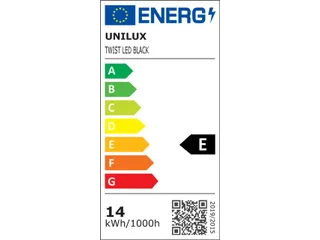Bureaulamp Unilux Twistled led zwart - 8