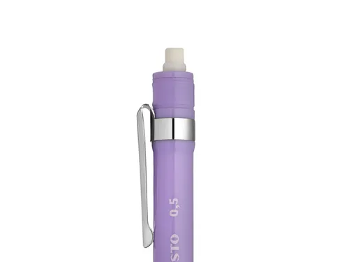 Vulpotlood Aristo Soft Lavender 0,5 rubbergrip, metalen clip