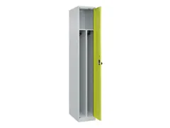 Armoire vestiaire 1850x300x500mm 1 compartiment RAL7035/RAL1108060