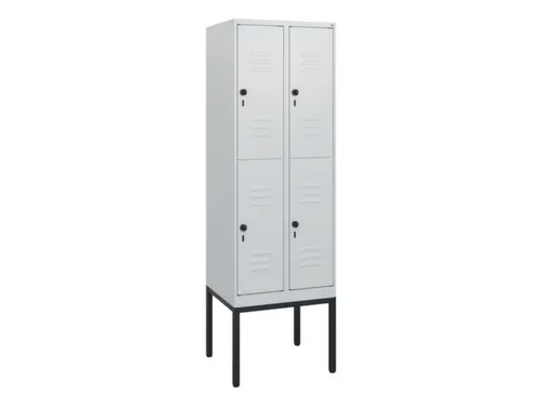 dubbeldekse locker,HxBxD 1950x600x500mm,2x2vak.,vak B 300mm