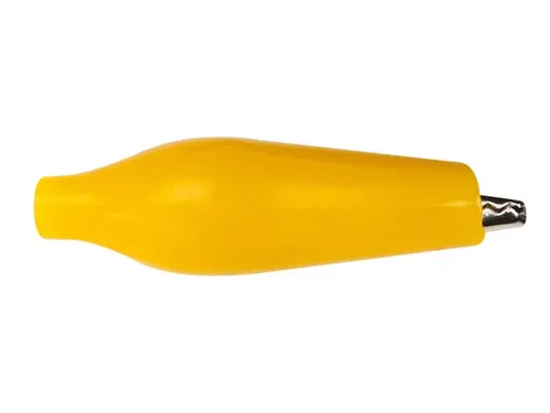 Geisoleerde Krokodillenklem 27mm - Geel