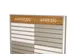 Menoor In-Uit bord 15 namen Aluminium Aanwezig/Afwezig Houtlook