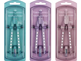 Snelverstelpasser Faber-Castell Factory Sparkle assorti ocean, violet, - 1