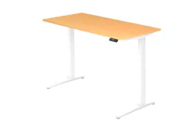 Elektrisch in hgte vst. zit-sta-bureau,HxBxD 650-1290x1600x800mm