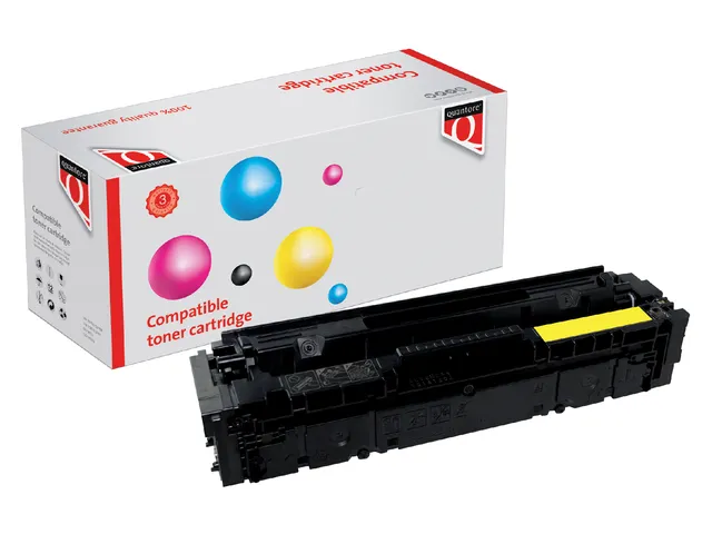 Tonercartridge Quantore alternatief tbv HP CF402X 201X geel HC